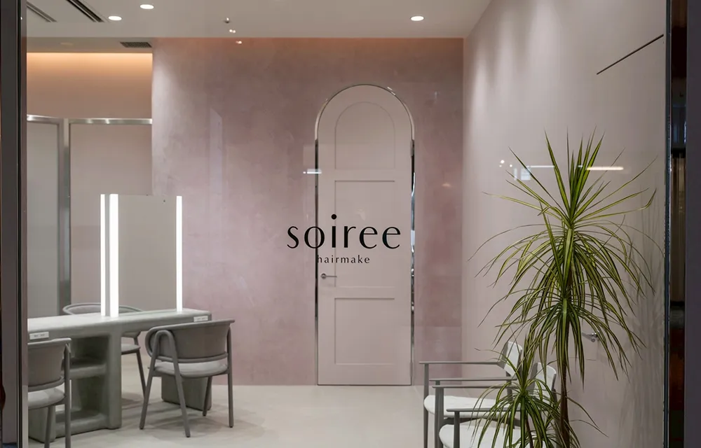 soiree hair make